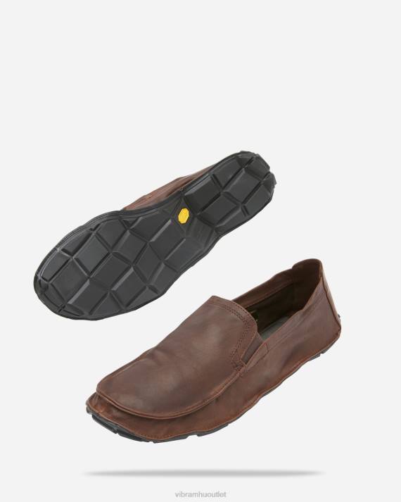 Vibram cipő barna fekete férfiak egynegyede bőr HJNR123
