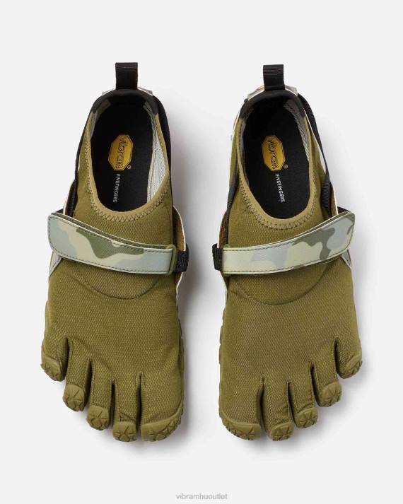 Vibram cipő sötétzöld/camo férfiak spyridon evo HJNR31