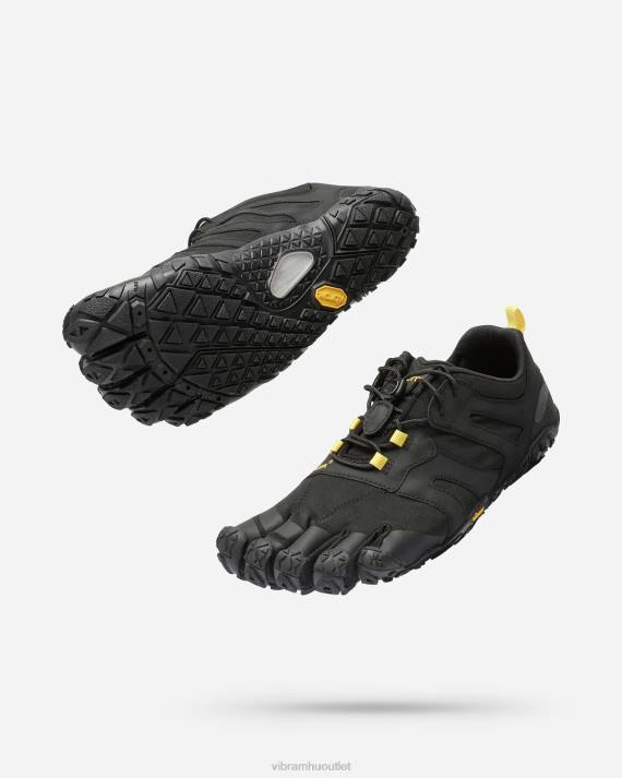 Vibram cipő fekete sárga férfiak v-trail 2.0 HJNR109
