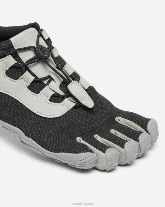Vibram cipő fekete/szürke férfiak v-run retro HJNR76