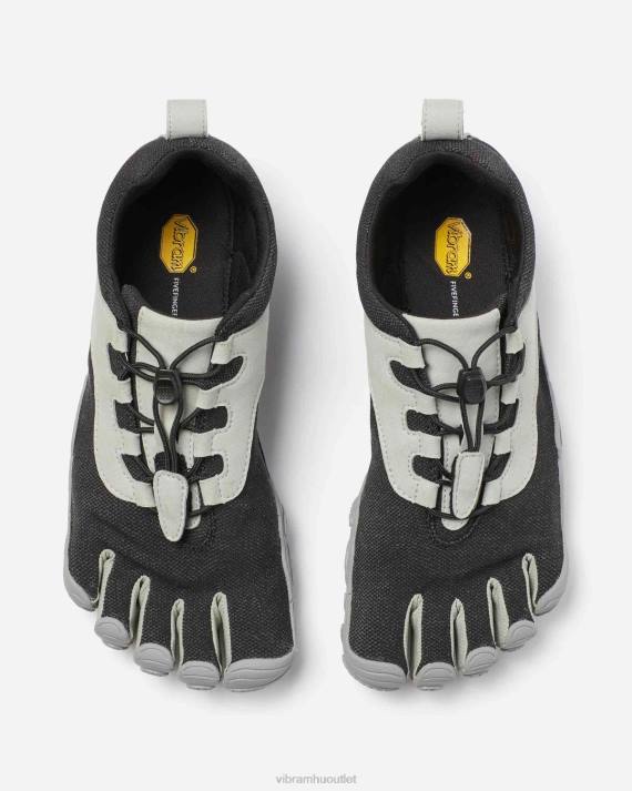 Vibram cipő fekete/szürke férfiak v-run retro HJNR76