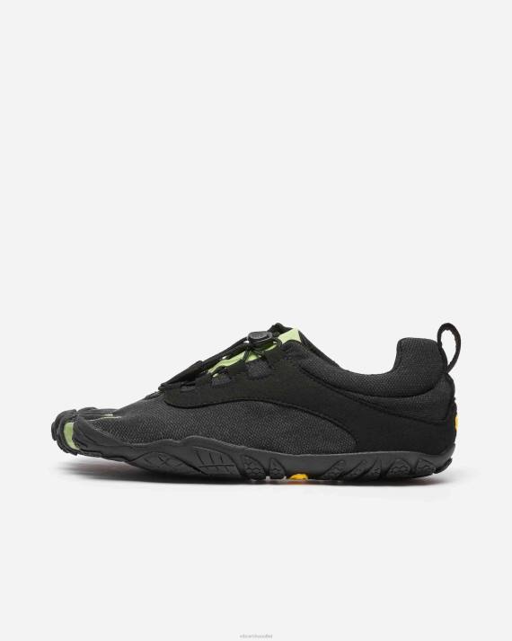 Vibram cipő fekete/zöld férfiak v-run retro HJNR41