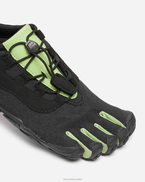 Vibram cipő fekete/zöld férfiak v-run retro HJNR41