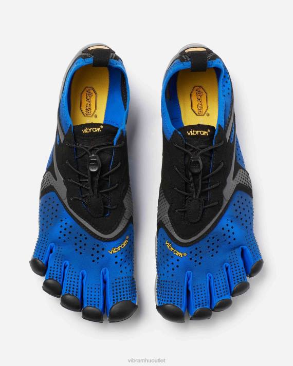 Vibram cipő kék fekete férfiak v-futás HJNR107