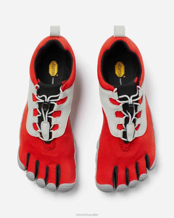 Vibram cipő piros/fekete/szürke férfiak v-run retro HJNR103