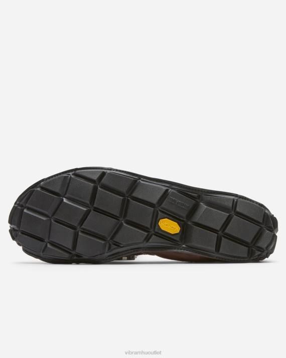 Vibram cipő barna fekete nők egynegyede bőr HJNR137