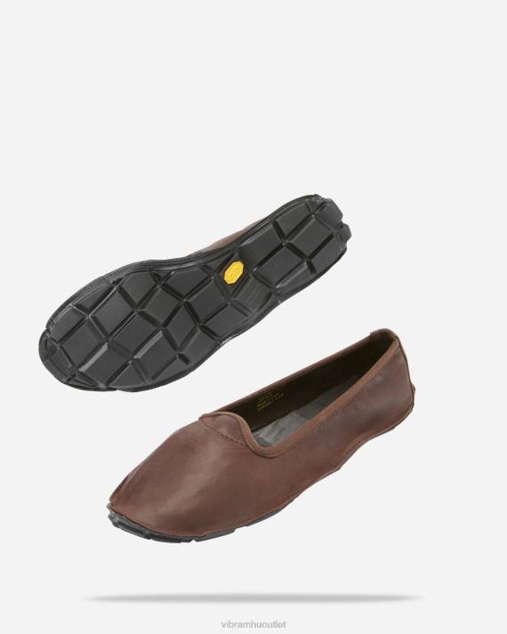 Vibram cipő barna fekete nők egynegyede bőr HJNR137