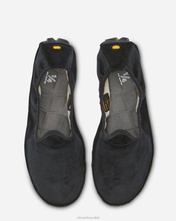 Vibram cipő fekete nők egynegyed bársony HJNR141