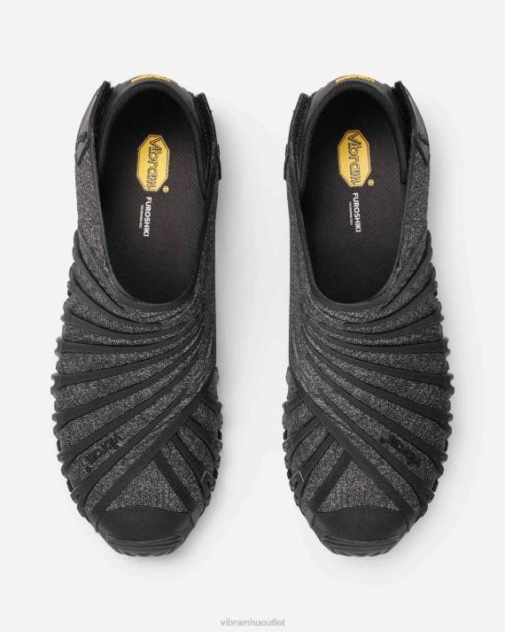 Vibram cipő fekete nők furoshiki ökomentes HJNR35
