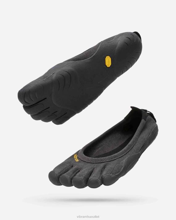 Vibram cipő fekete nők klasszikus öko HJNR20