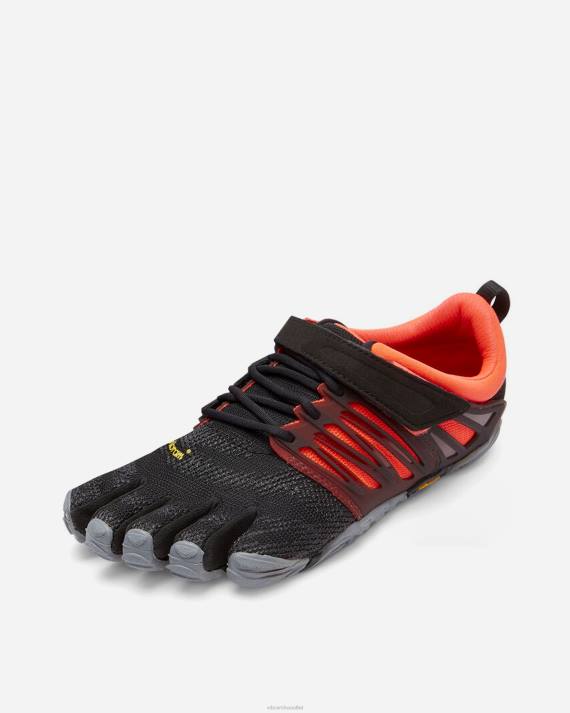 Vibram cipő fekete/korall/szürke nők v-vonat HJNR52