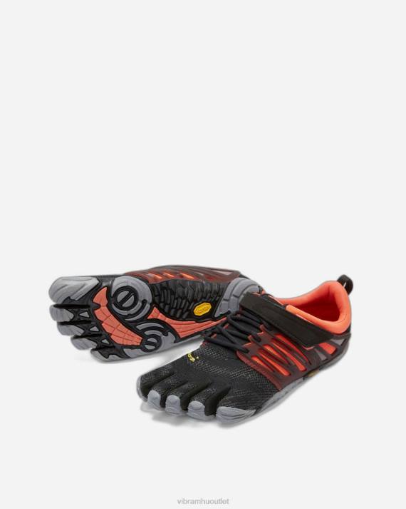Vibram cipő fekete/korall/szürke nők v-vonat HJNR52