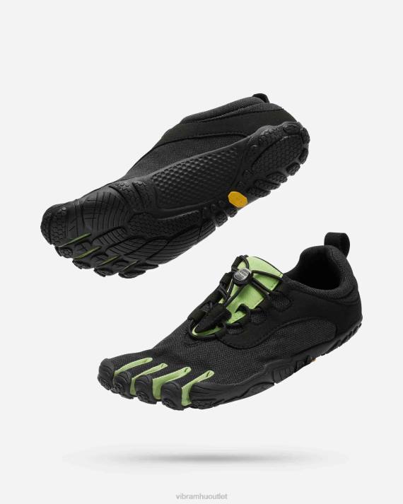 Vibram cipő fekete/zöld nők v-run retro HJNR12