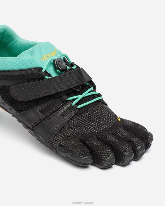 Vibram cipő fekete/zöld nők v-train 2.0 HJNR69