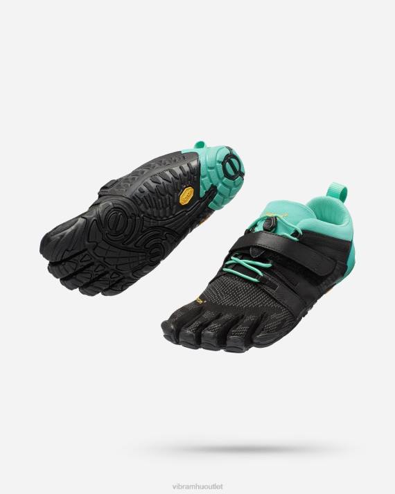 Vibram cipő fekete/zöld nők v-train 2.0 HJNR69